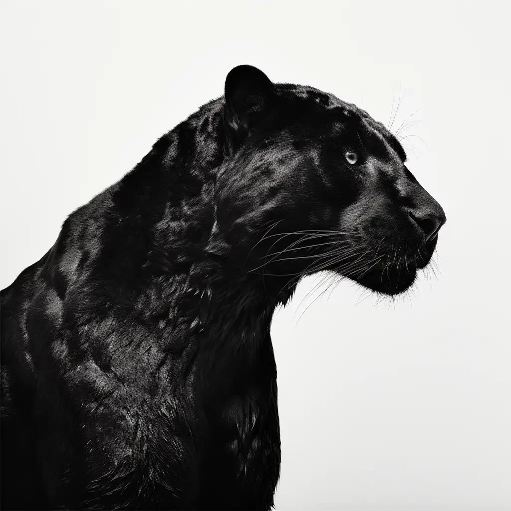 panther black photography head face silhouette