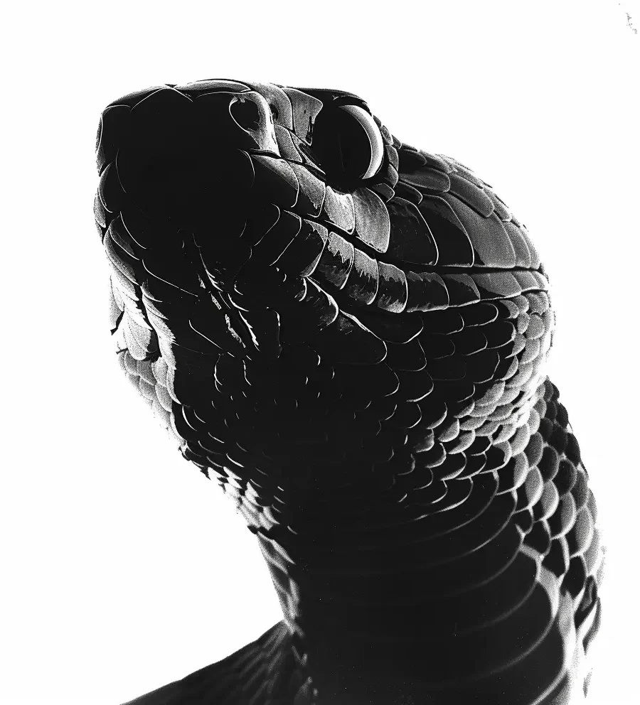 snake light black white silhouette head face photography