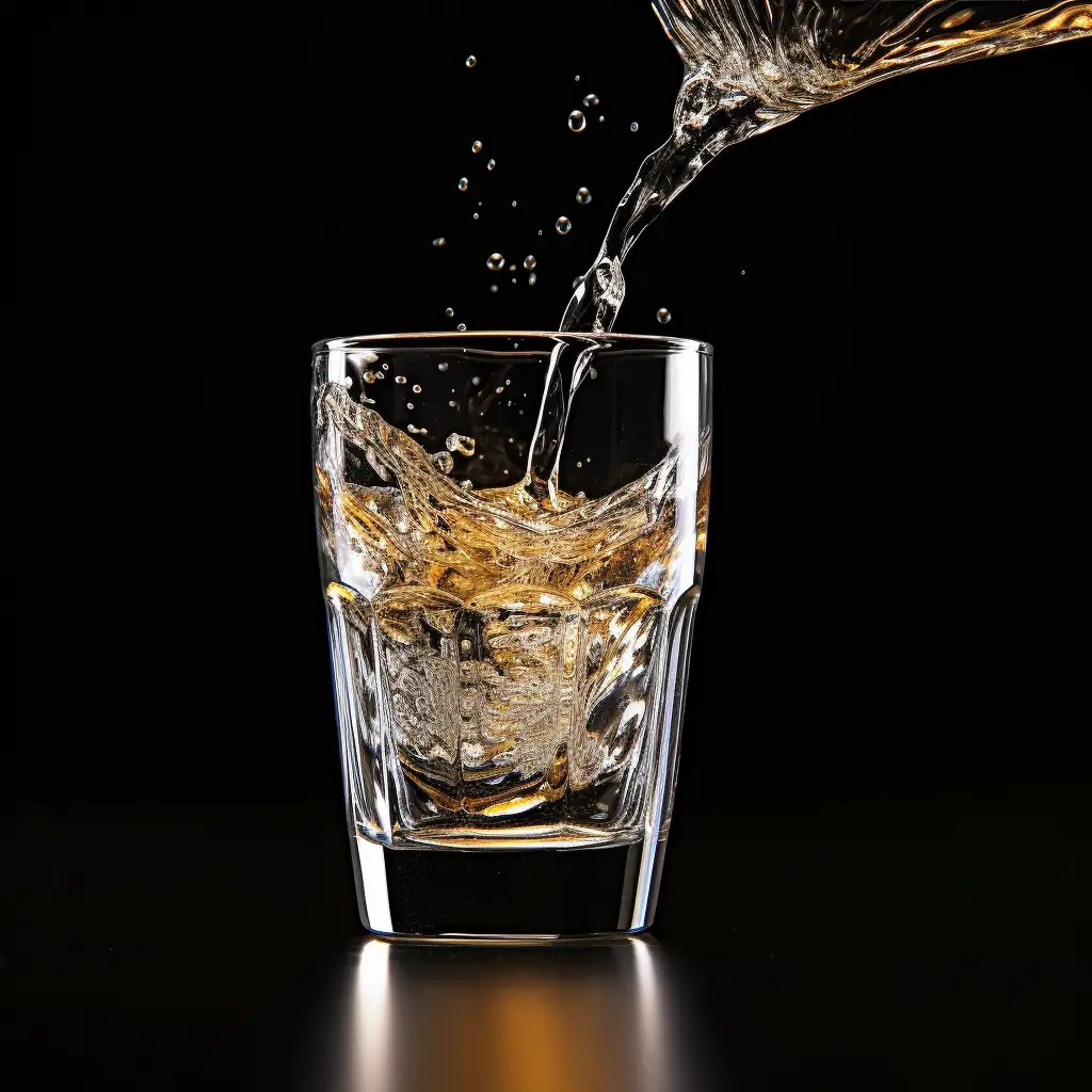 water cup liquid pour pouring black glass photography