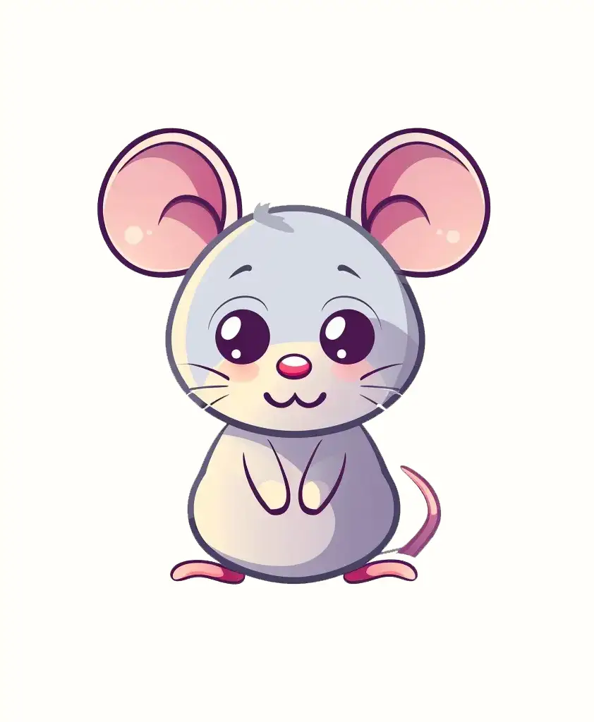 mice mouse logo vector sticker line cute cartoon