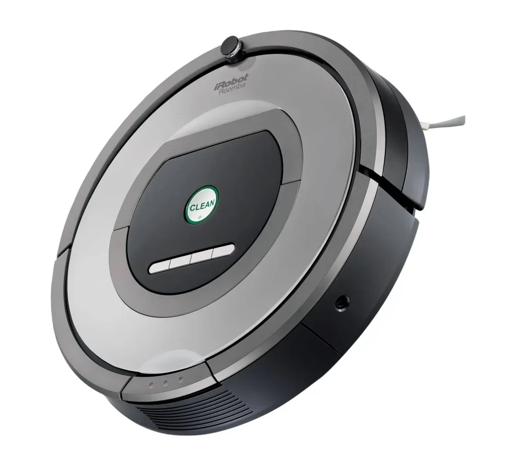 iRobot Roomba black robotic vacuum 3D