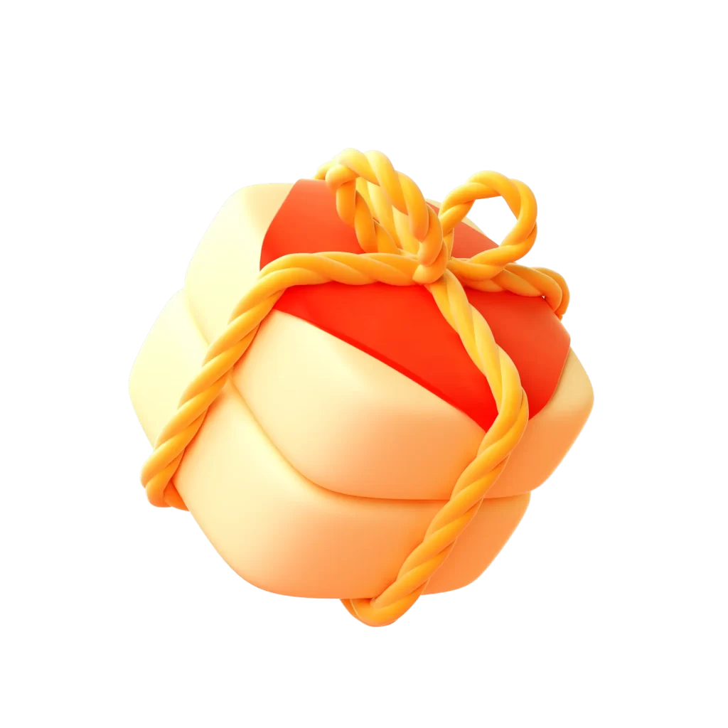 Chinese pastry dessert C4D 3D Illustration