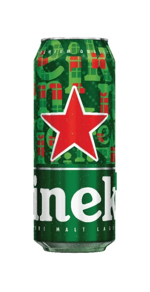 HEINEKEN BEER CAN Christmas