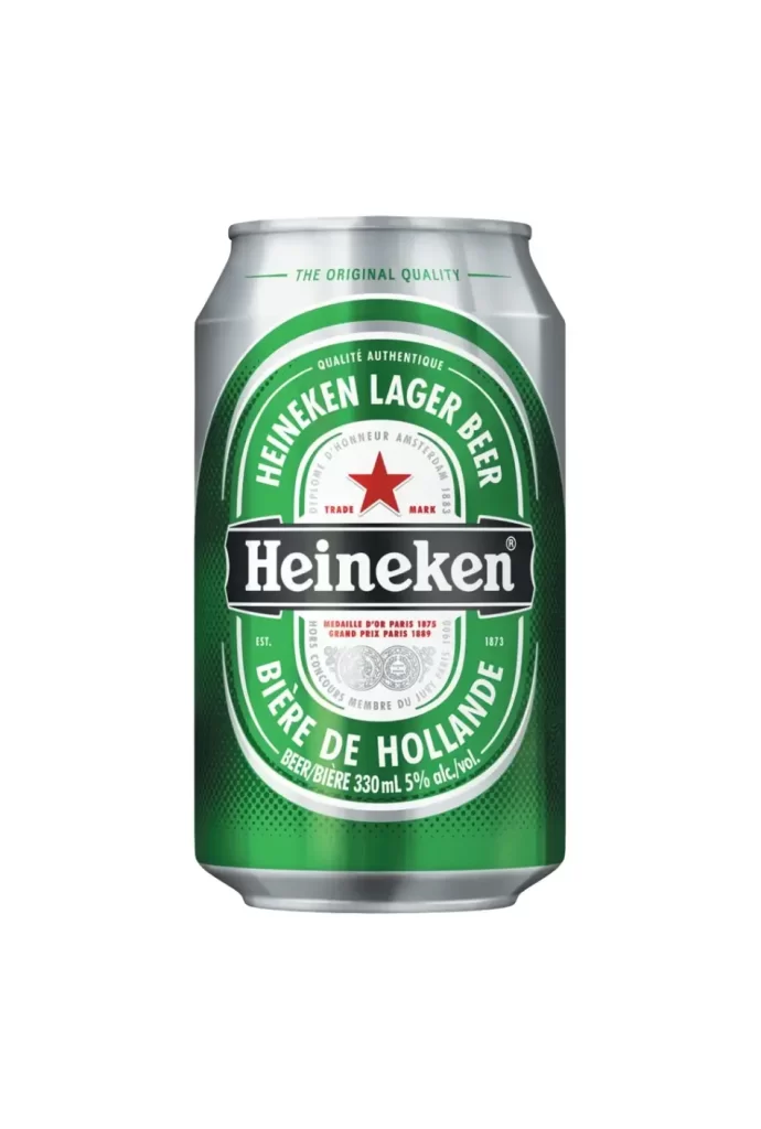 HEINEKEN original can BEER green package