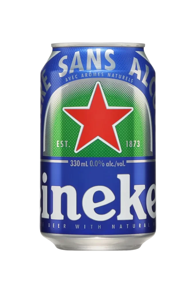 Heineken beer can blue