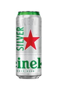 Gropicture Heineken Beer Can Silver
