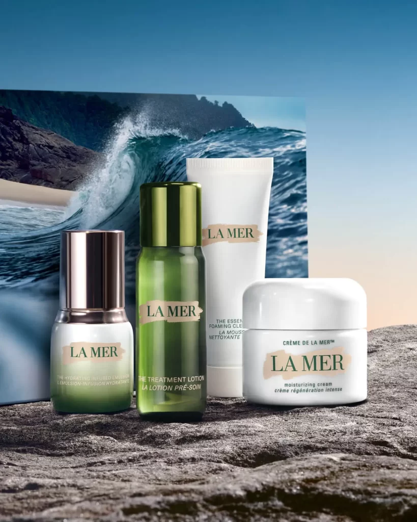 LA MER skincare set group
