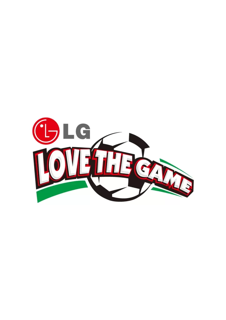 LG Love the Game vector logo football