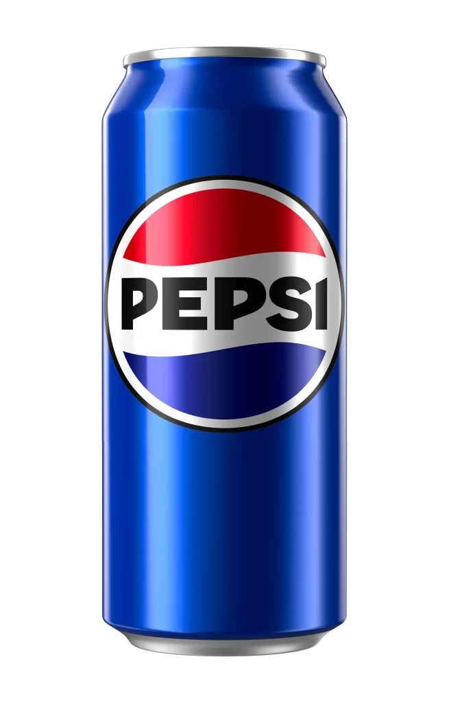 Pepsi Cola Soda Pop Bottle can blue