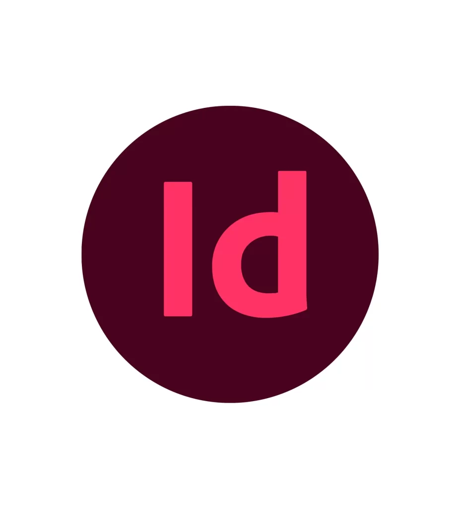 Adobe indesign Id icone vector
