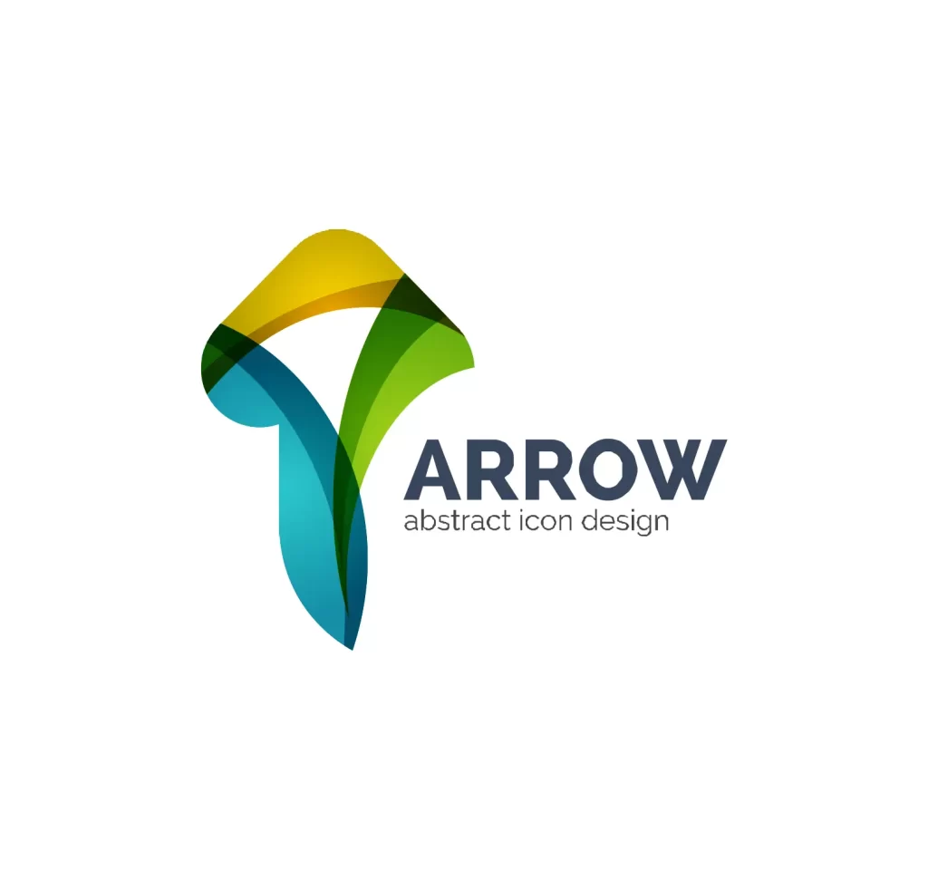 Arrow logo vector icon