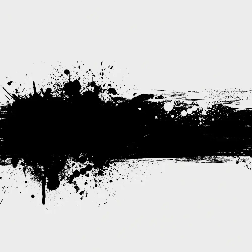 black ink painting brushwork brush stroke texture