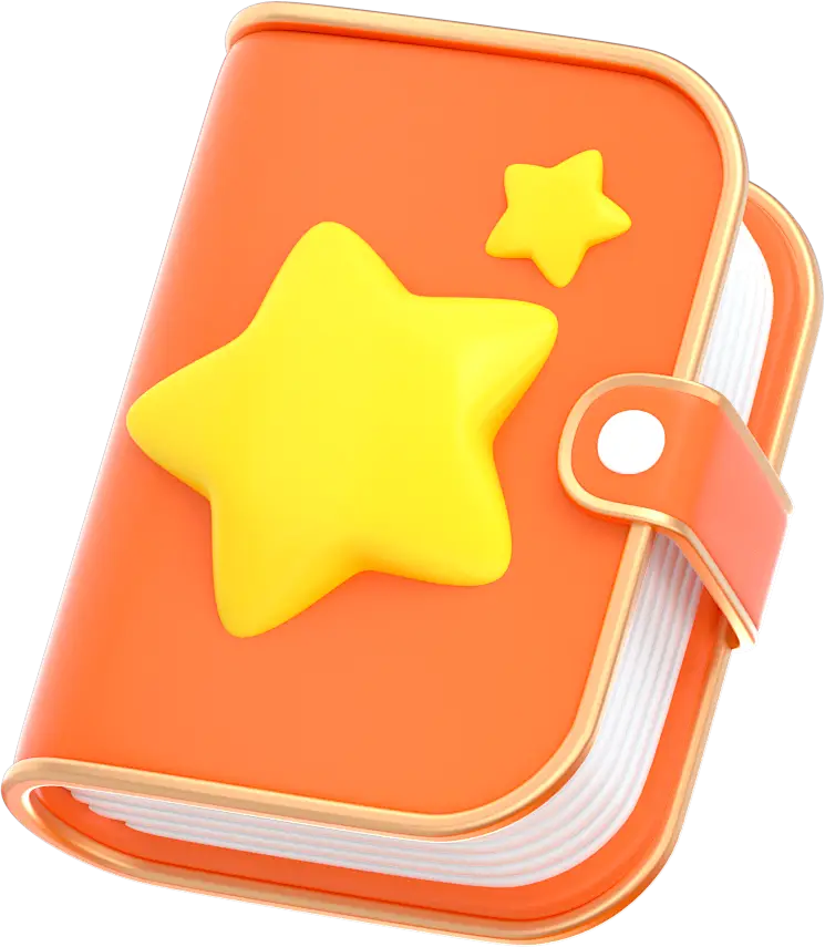 book note 3D C4D illustration