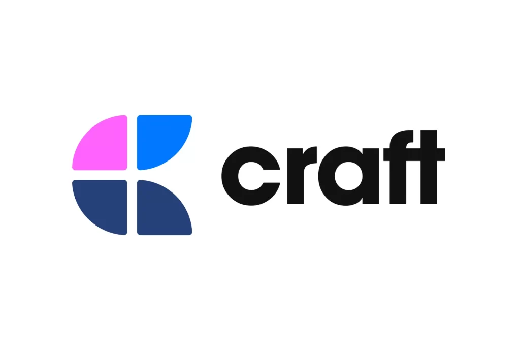 craft logo vector