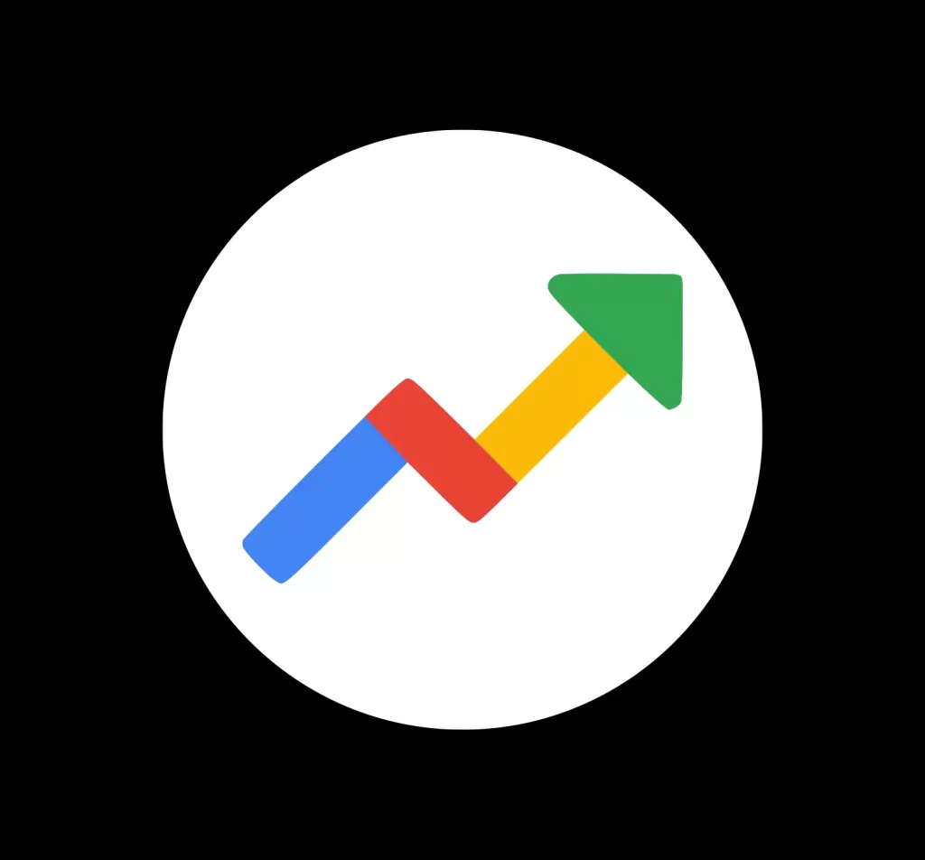 google trends icone icon vector