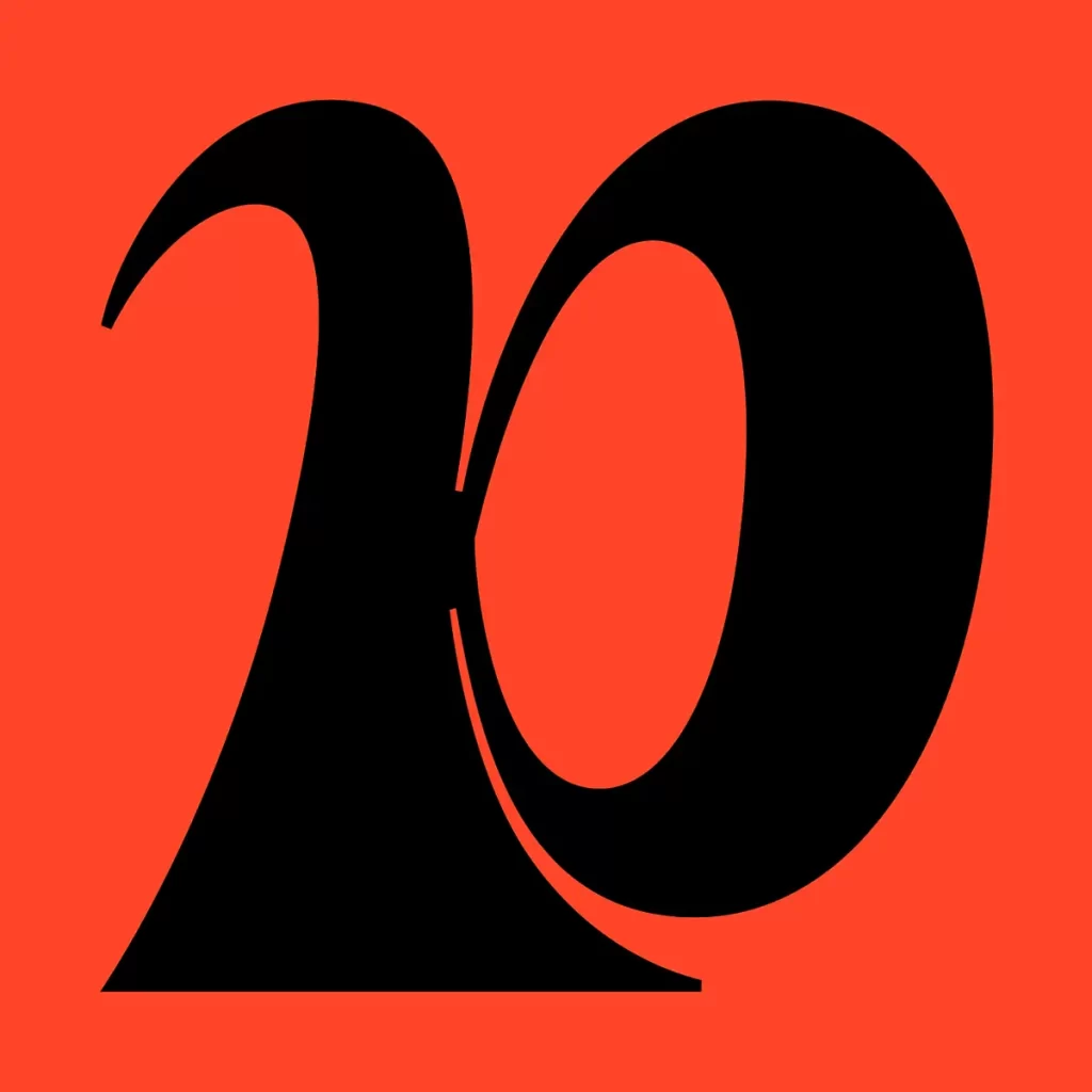 letter P icon abstract