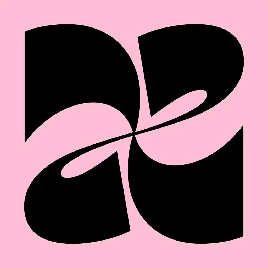 letter X icon abstract