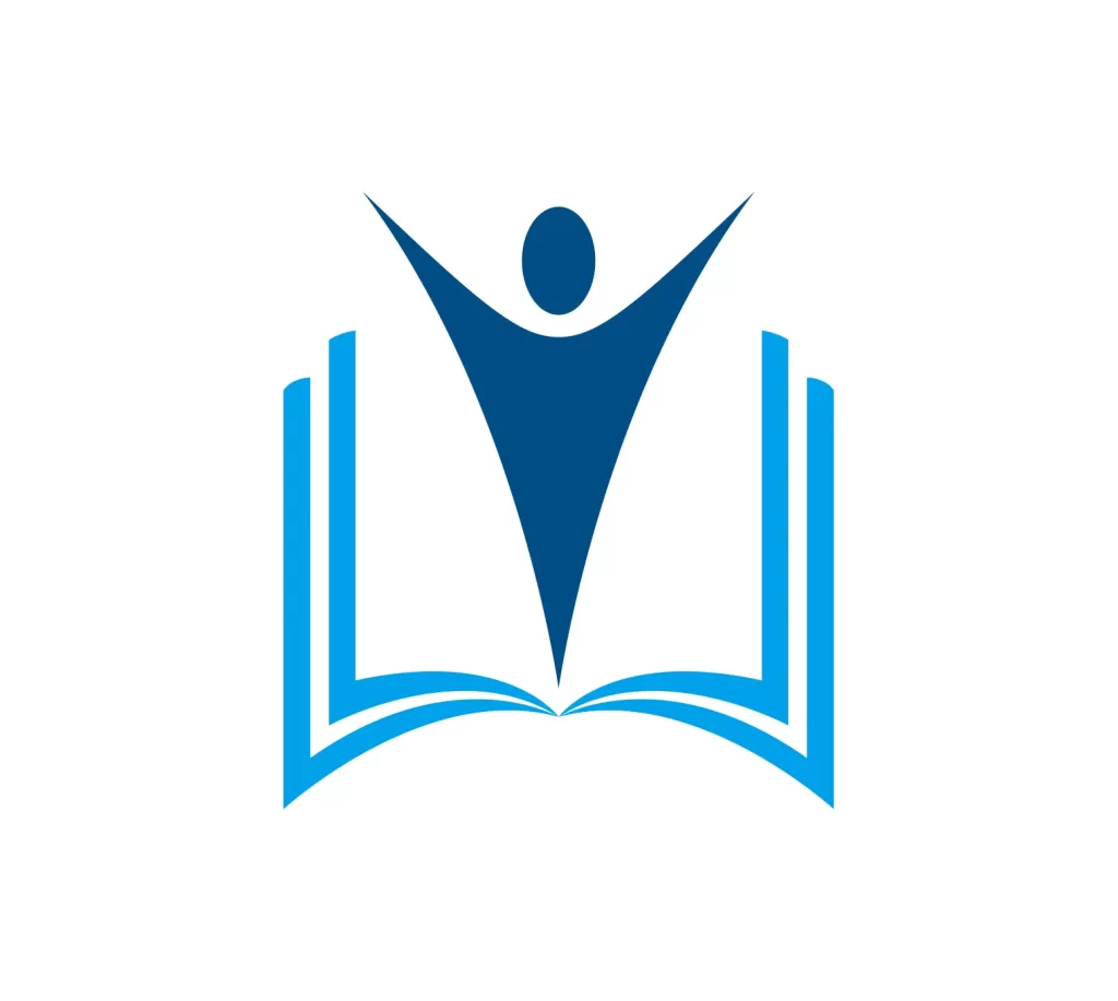 logo school book icon vector