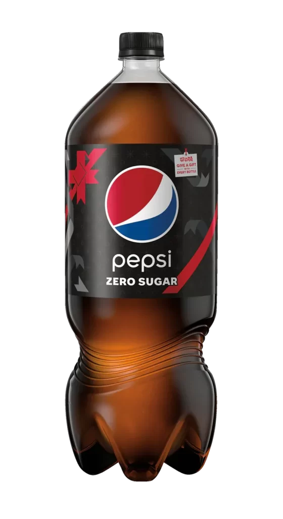 PEPSI cola max soda black