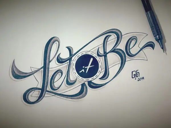 typography let it be