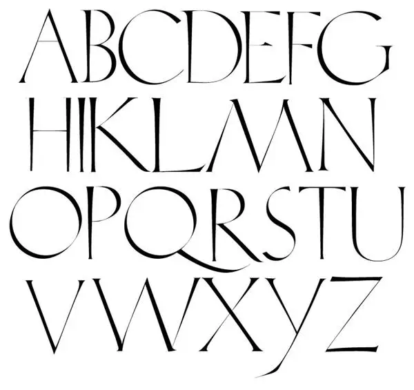 typography letter