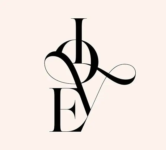 typography love wordmark