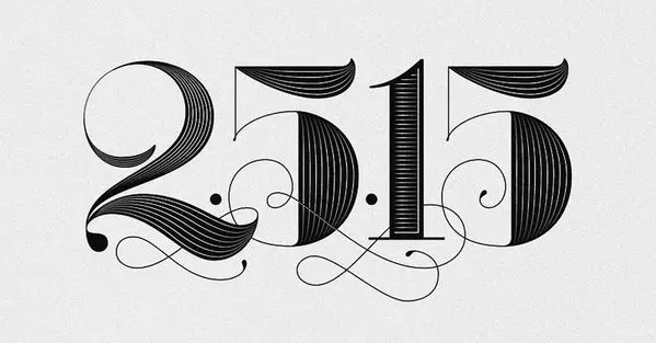 typography number 2515