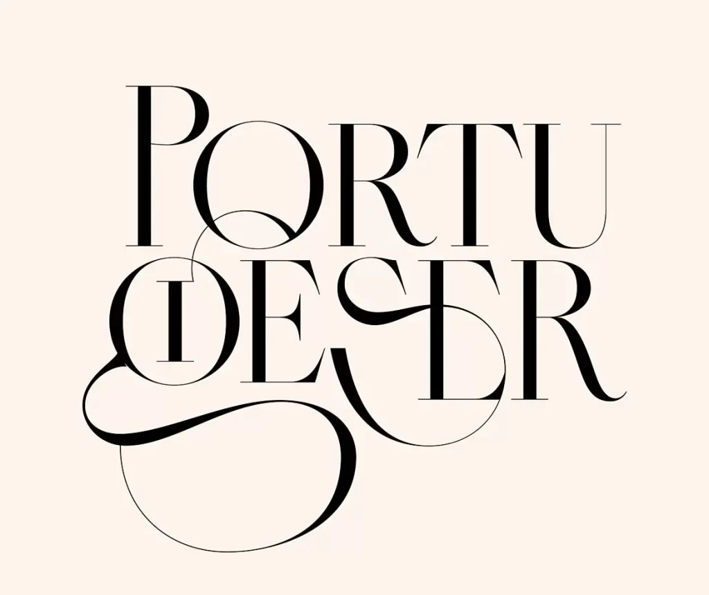typography portu gieser