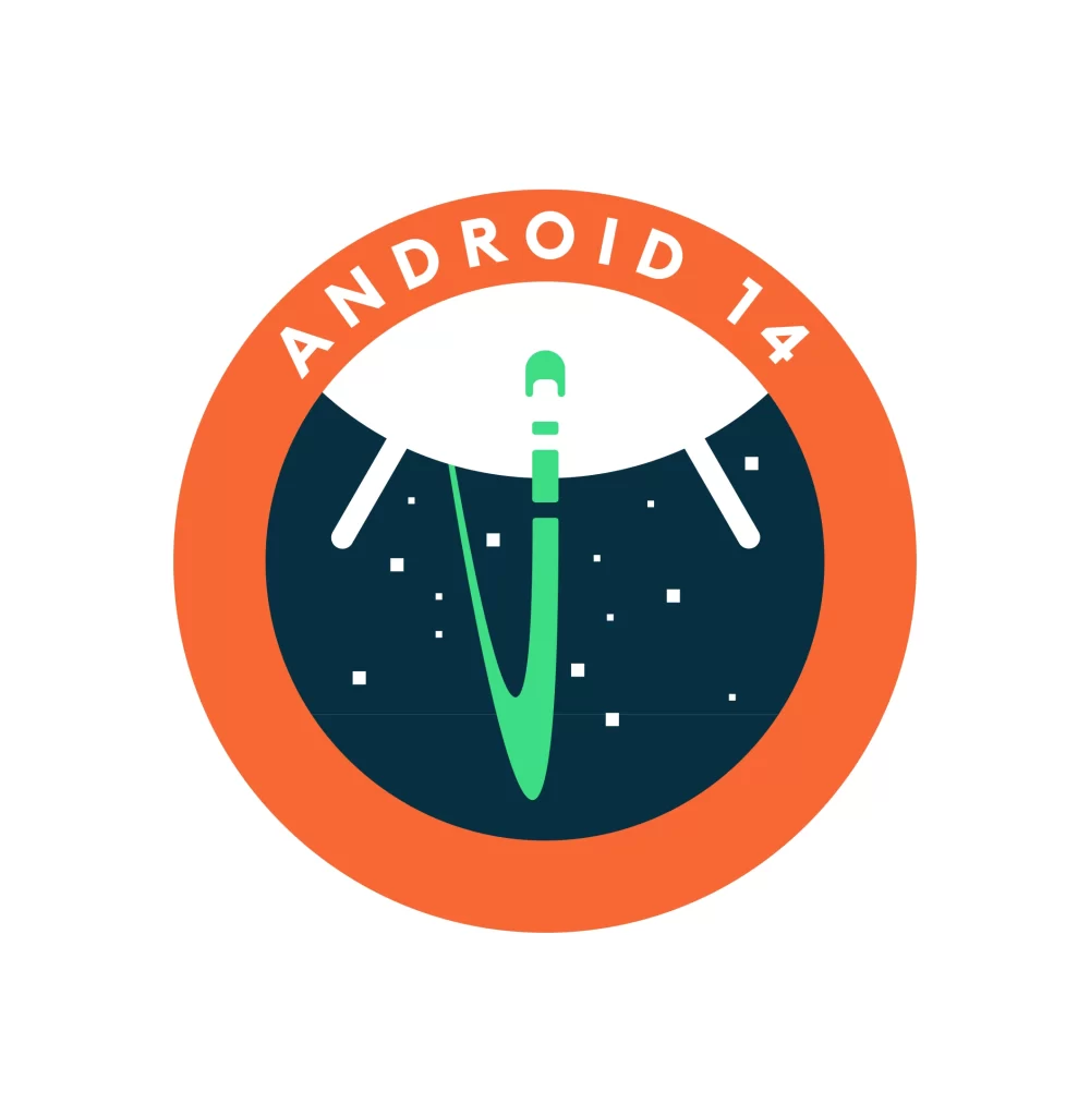 Android 14 official logo vector