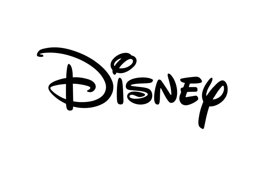 Disney vector logo black typography