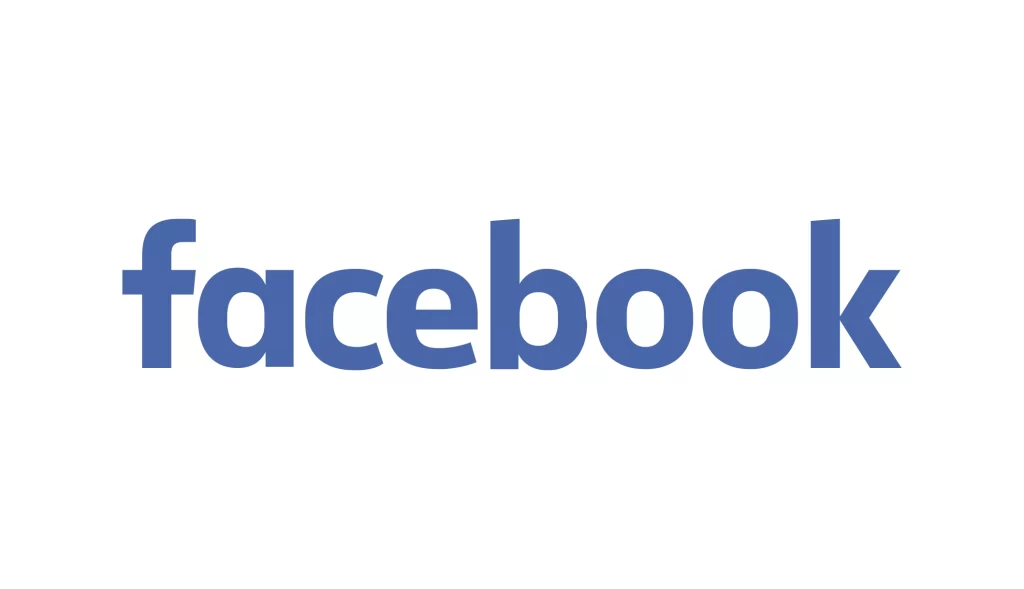 Facebook Logo light blue vector