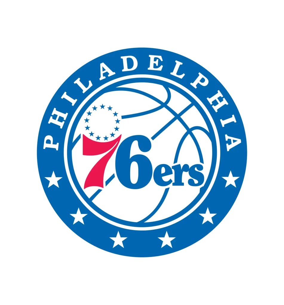 NBA vector logo Philadelphia 76ers PHI