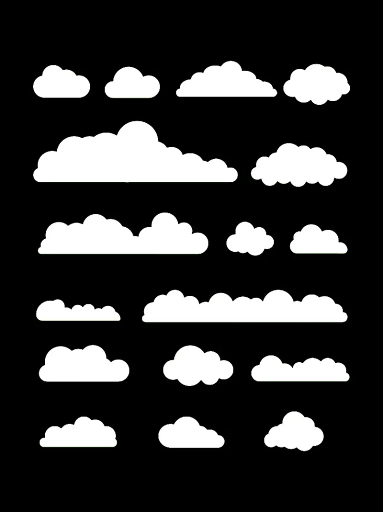 cloud vector graphic