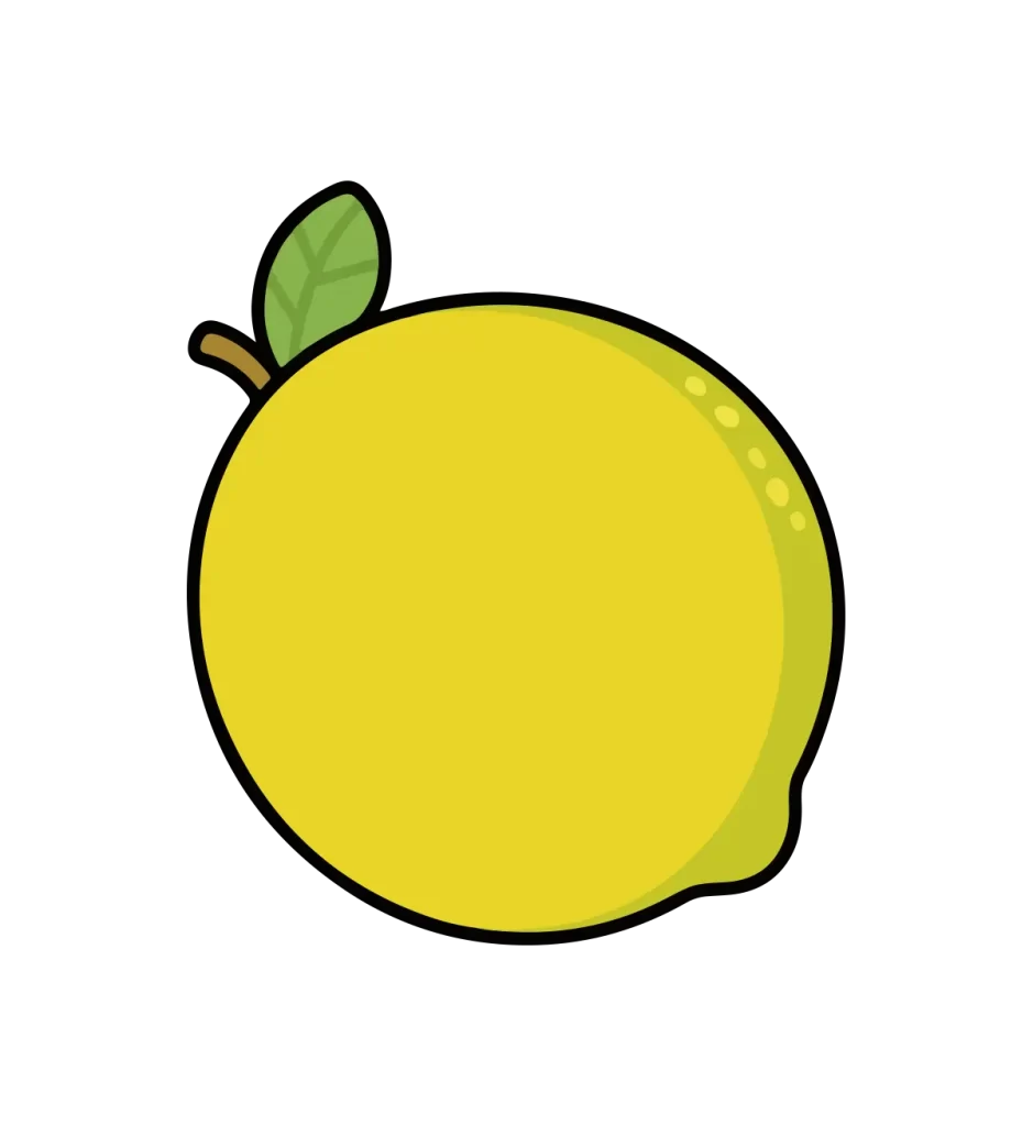 icon lemon vector illustration