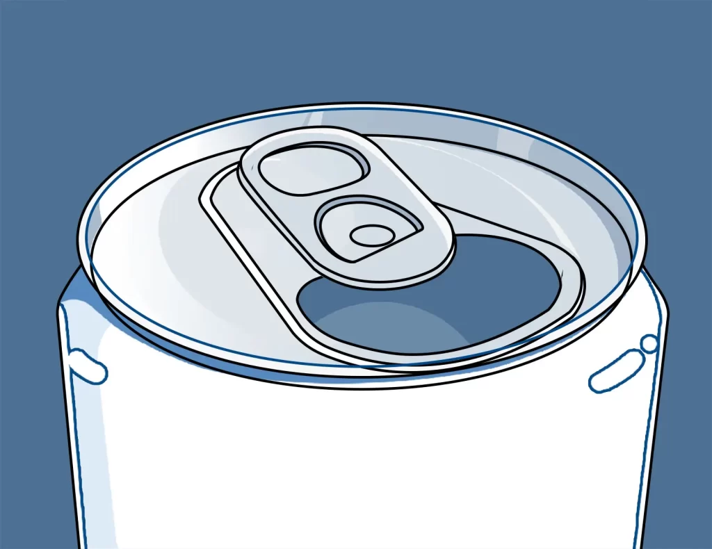illustration beverage drink pop can