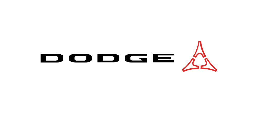 new Dodge flat vector logo