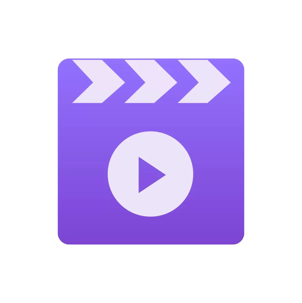 Adobe Premiere flim clapperboard logo vector icon