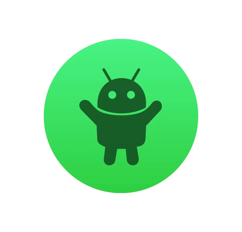 Android file vector logo icon