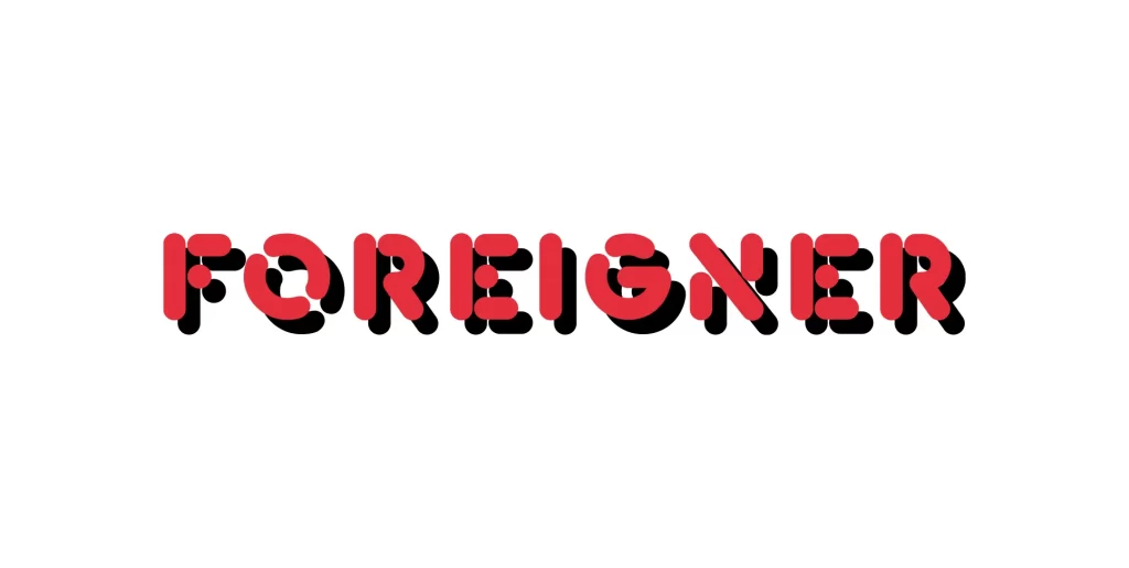 Foreigner logo vector