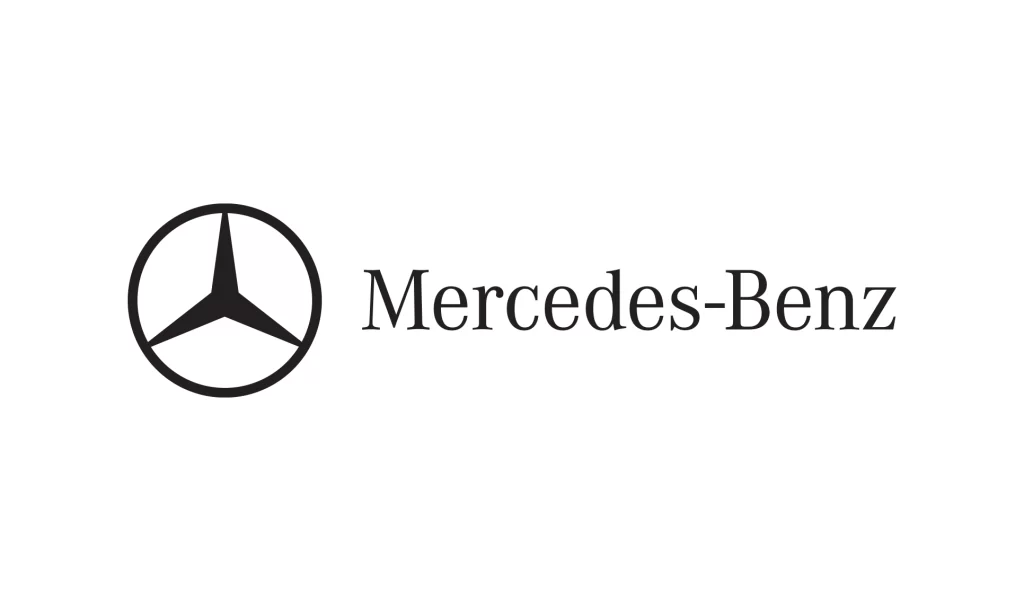 Mercedes-Benz vector logo black
