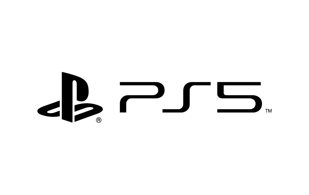 PlayStation 5 logo PS5 vector
