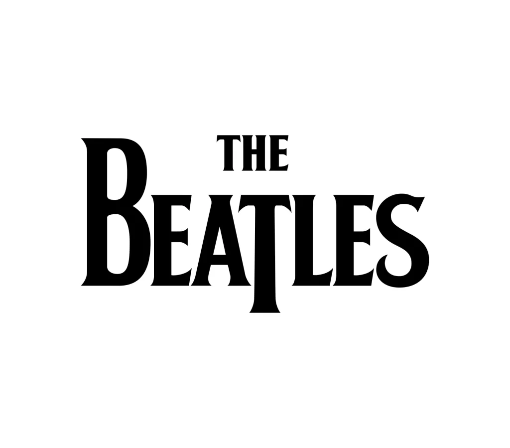 The Beatles black vector logo