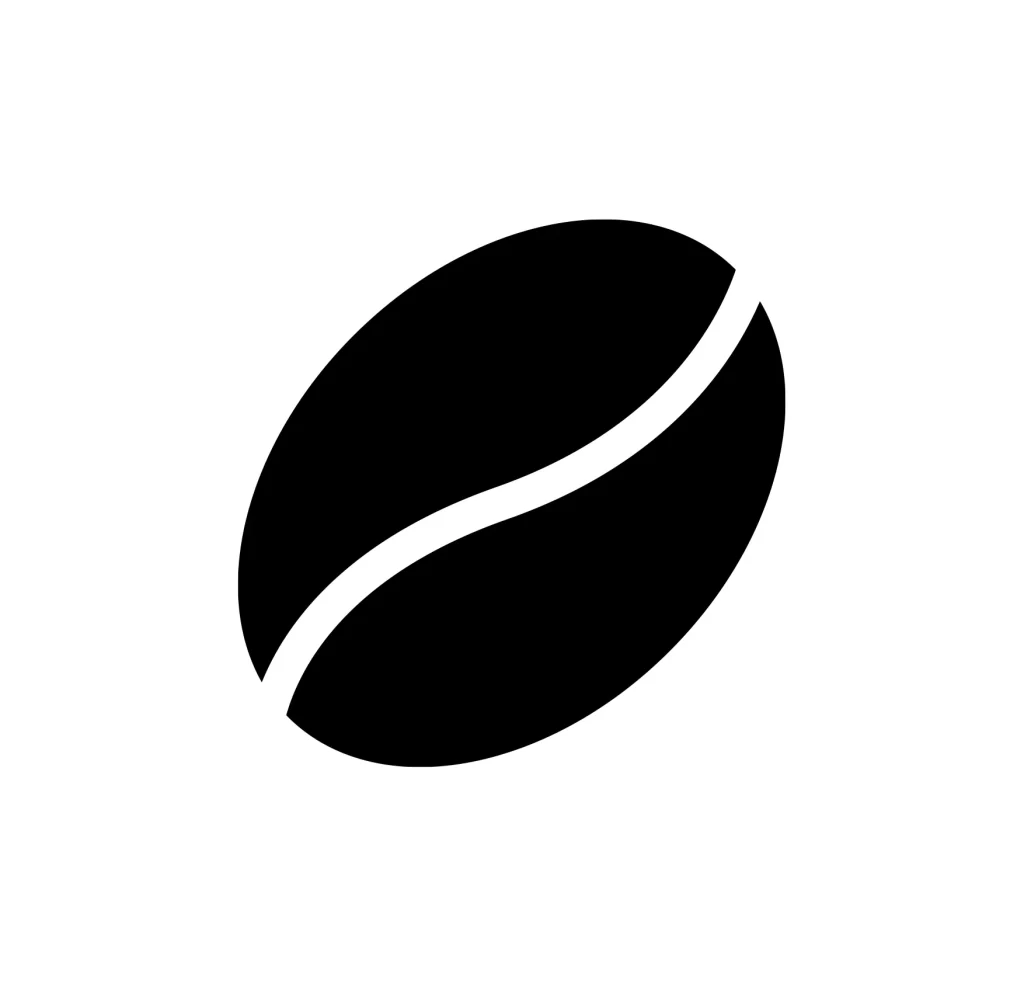 coffee bean vector logo icon