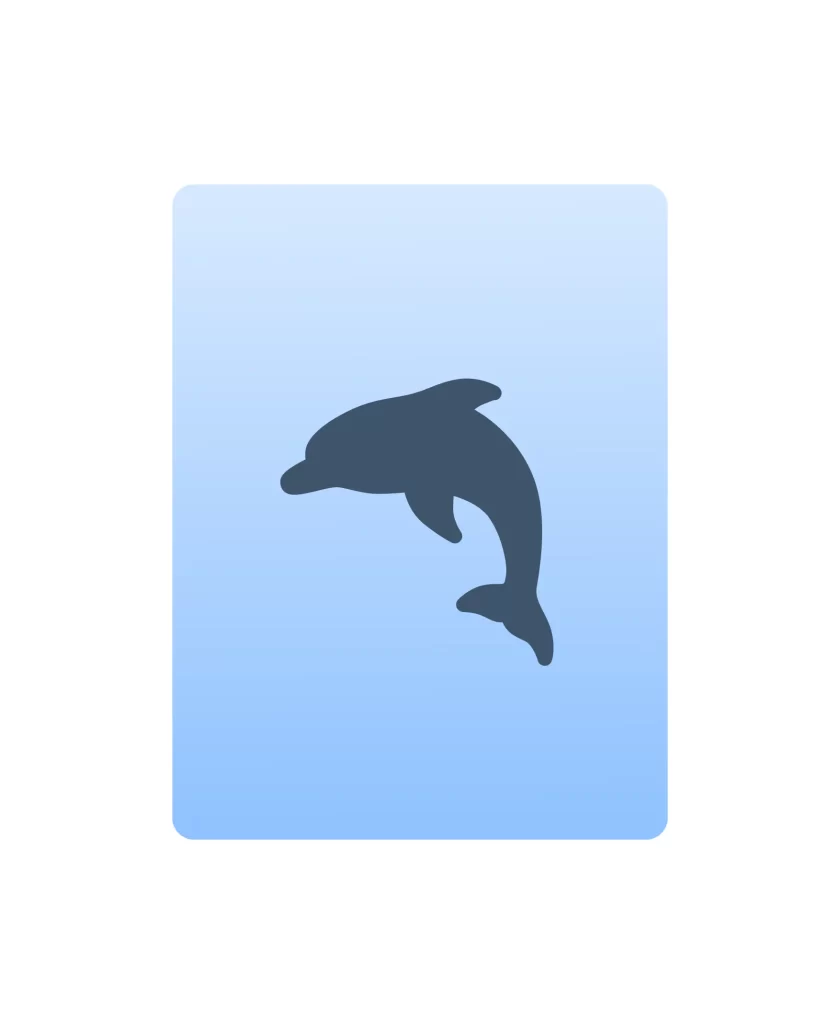 Dolphin MySQL vector logo icon