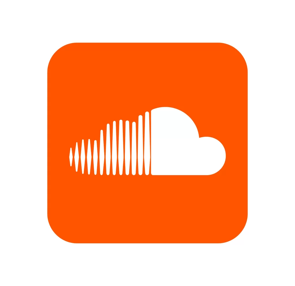 Soundcloud orange vector logo