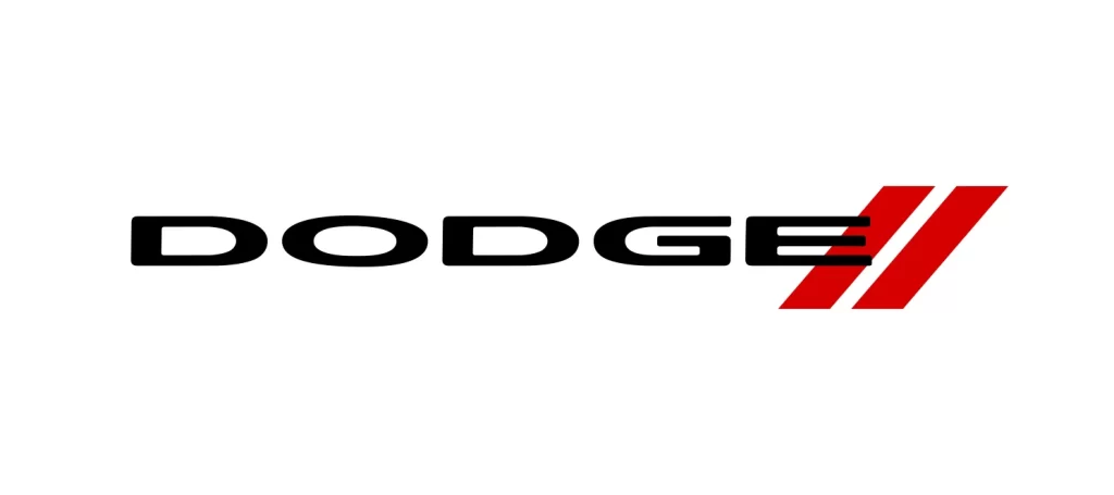 Dodge black vector logo wordmark