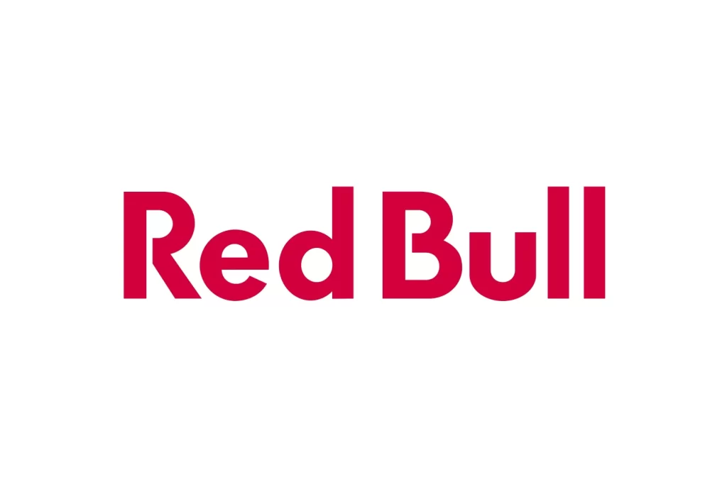 Red bull vector logo wordmark