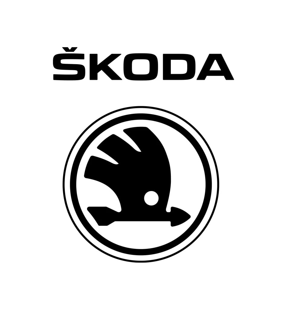SKODA vector logo black