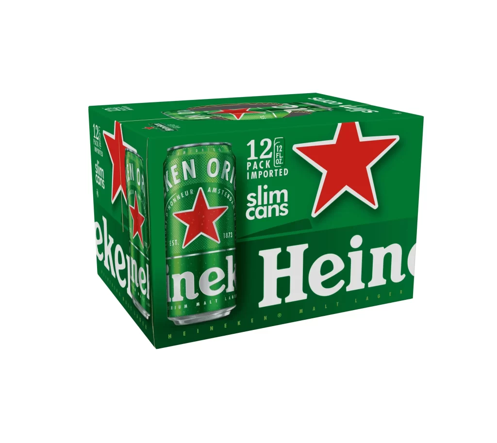 Heineken beer 12 pack packaging