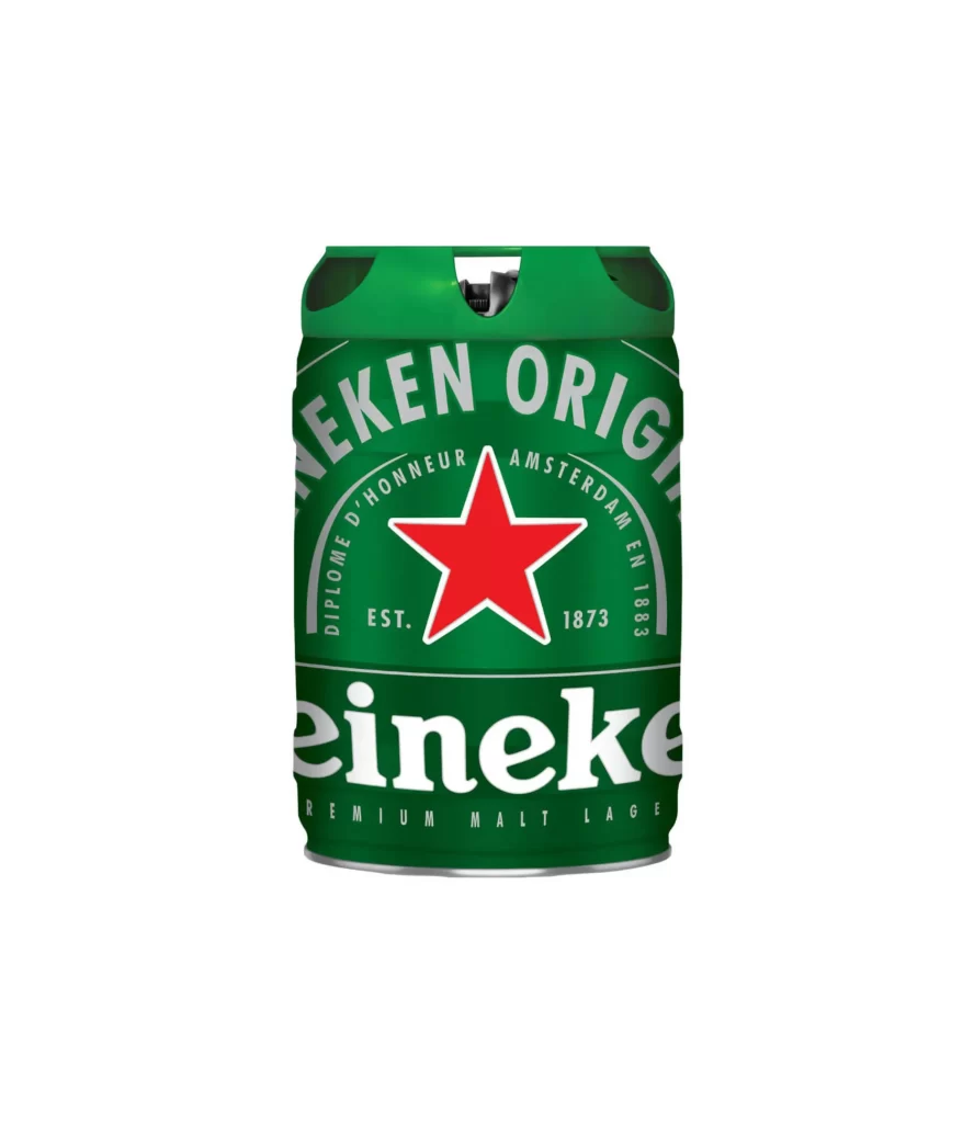 Heineken beer malt Lager Beer Keg packaging